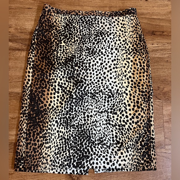 100% Silk Anne Klein Midi Skirt - Picture 1 of 6